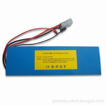 NiCoMn Li O2 Battery Pack for e-bikes, with 36V Voltage and 12Ah Capacity